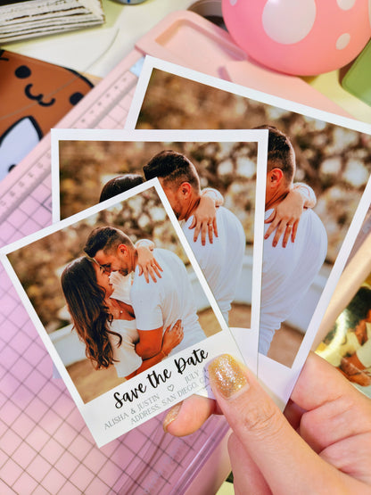 SAVE THE DATE - Custom Magnet for Wedding Announcement