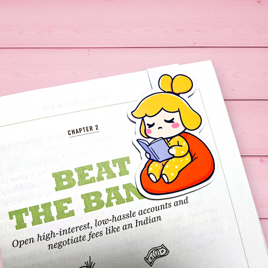 Isabelle Animal Crossing Magnetic Bookmark